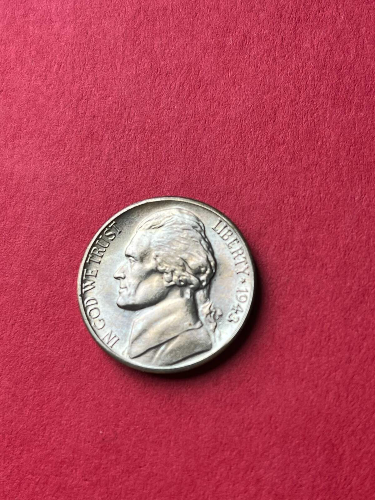 1943-S Jefferson Nickel  Gem BU. Uncirculated "Free Shipping"