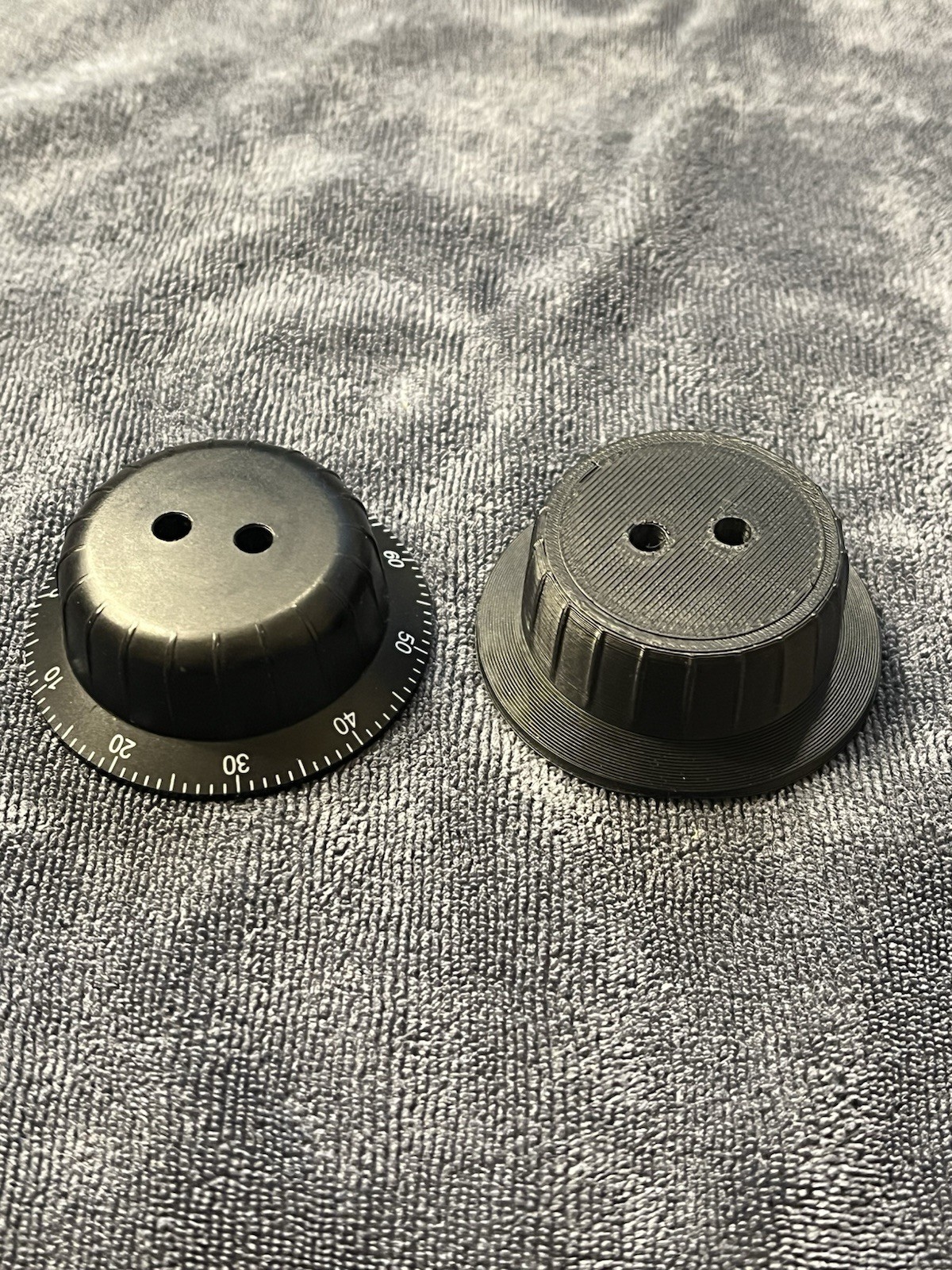 Nikon TE2000 Microscope Fine Focus Knob 3D Printed Reproduction
