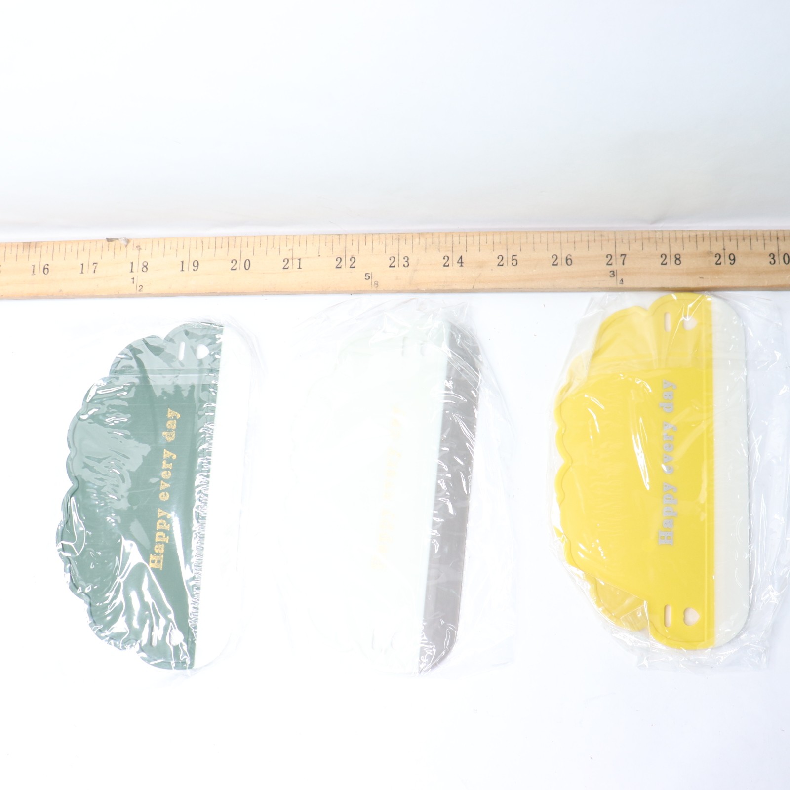 (3-Pk) Shower Screen Wiper Window Cleaner Squeegee Rubber