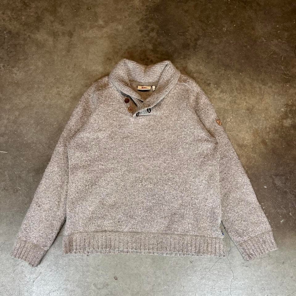 Fjallraven brown wool sweater Men's Size XXL