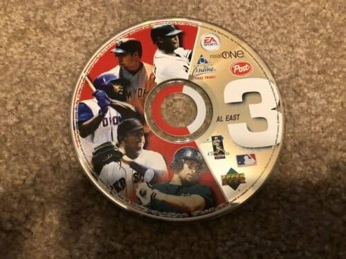 Post cereal Baseball Promotional NL East Disc 4 AL West 2 AL East 3 EA sports