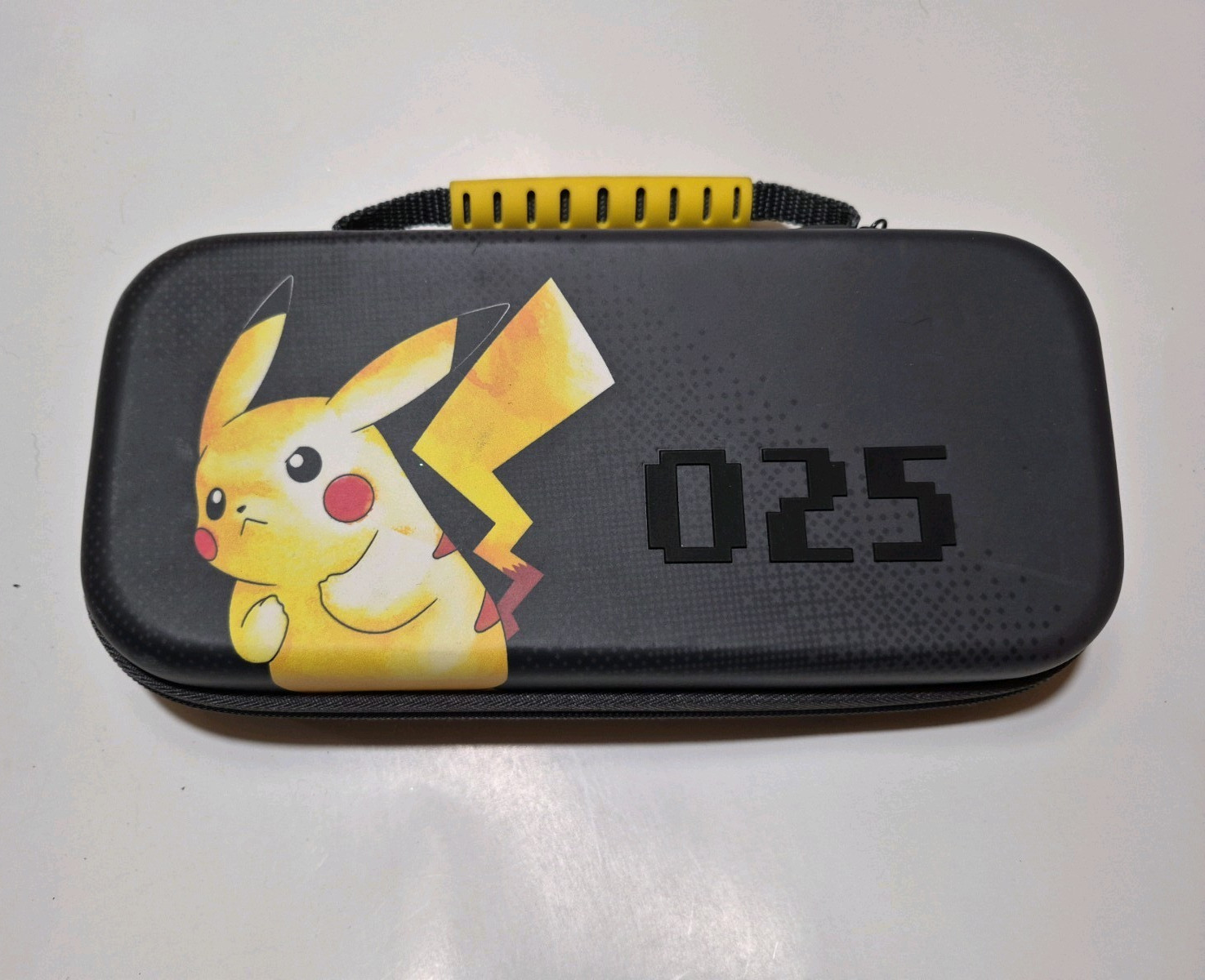 Pikachu Hard Shell Zippered Carrying Case w/ Storage for Nintendo Switch