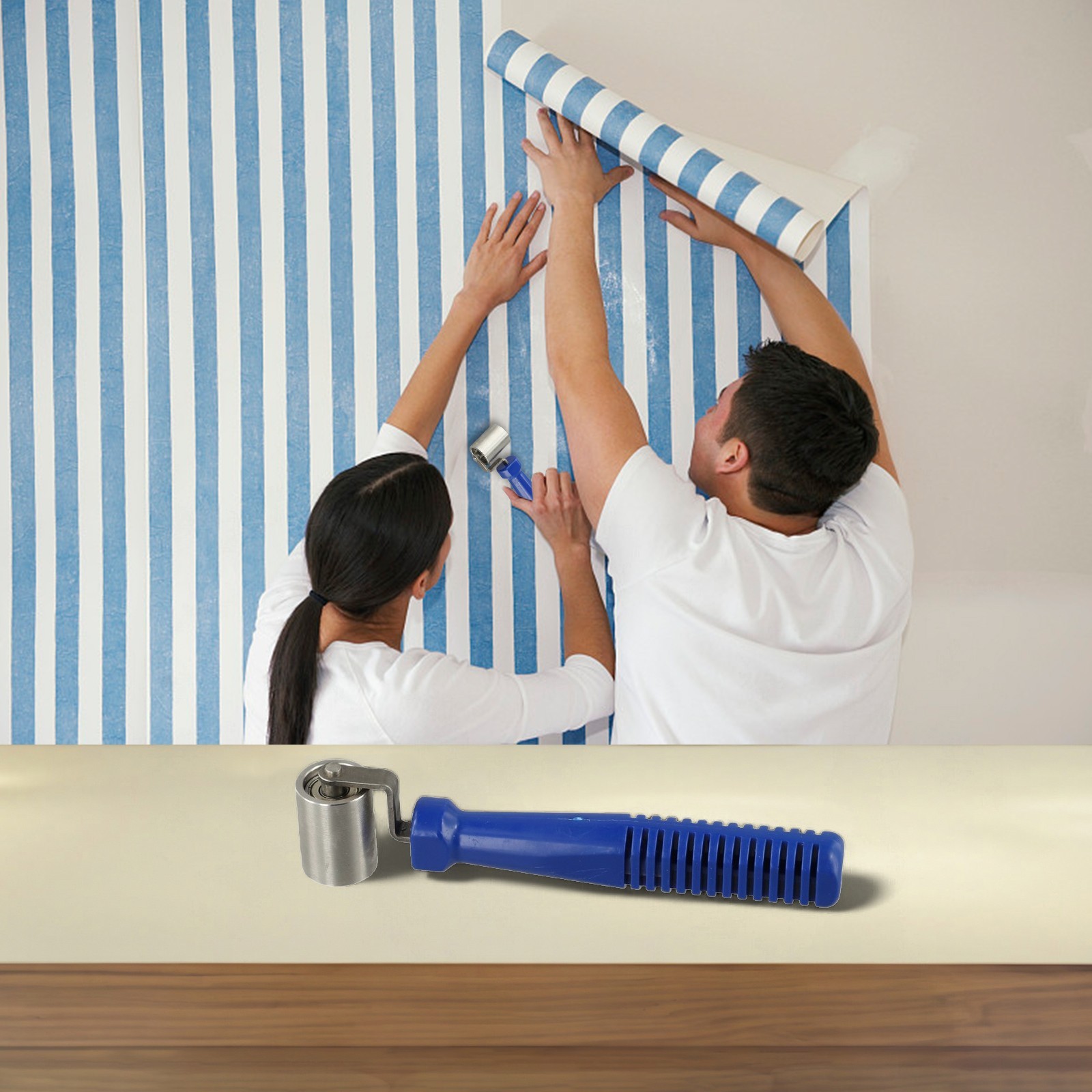 Robust Stainless Steel Seam Roller for DIY Projects and Professional Use