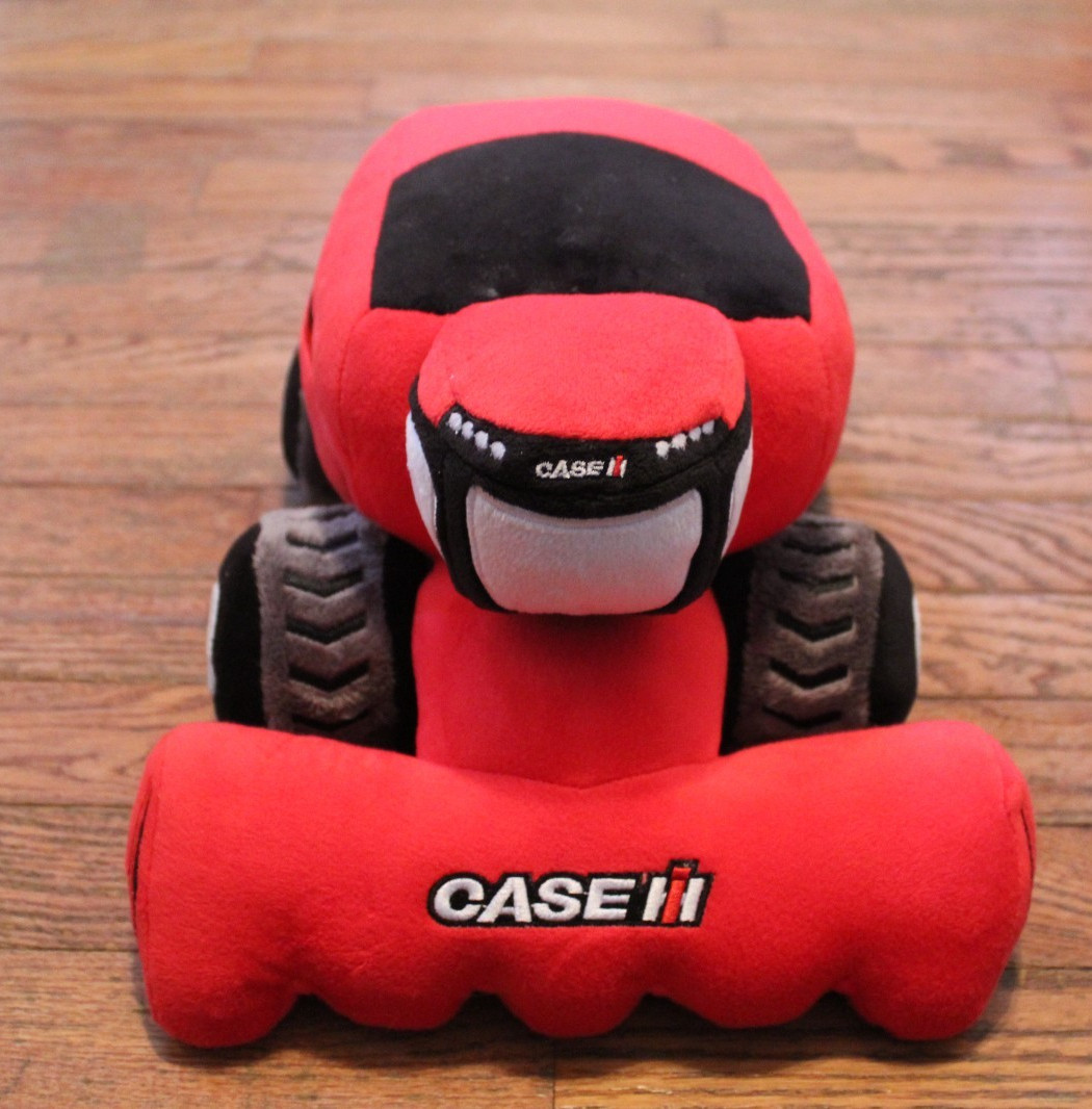 Case IH Quadtrac Plush Tractor Pillow Squeezable Red Children Farm