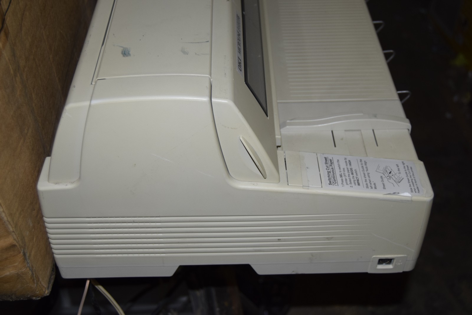 OKIDATA OKI MICROLINE 8480FB DOT MATRIX Tractor Feed PRINTER