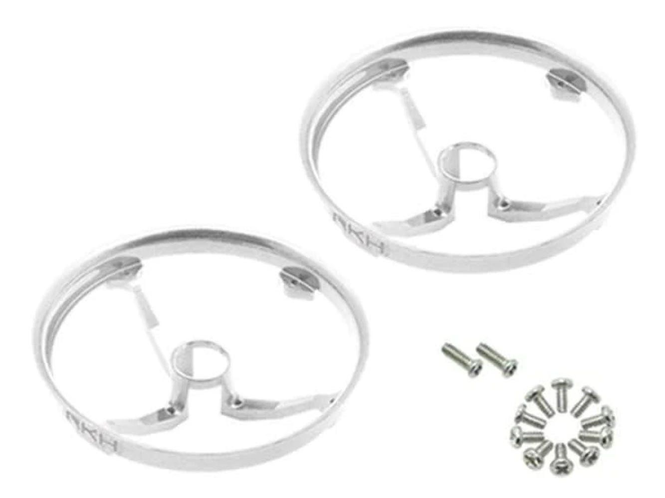 Rakon CNC AL Propeller Guards (Silver) - Blade Inductrix 1 Prop Guard