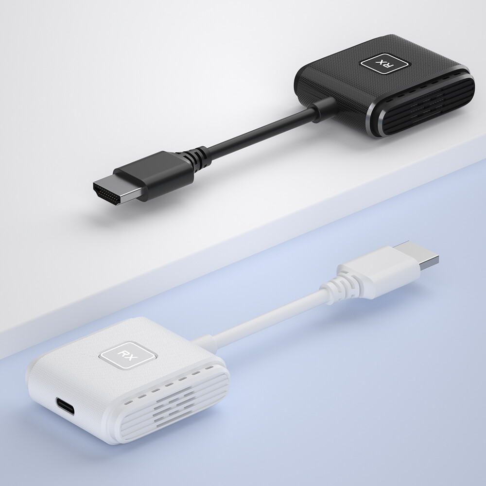 50m Type C Wireless HDMI Video Transmitter and Receiver Extender Display Adapter
