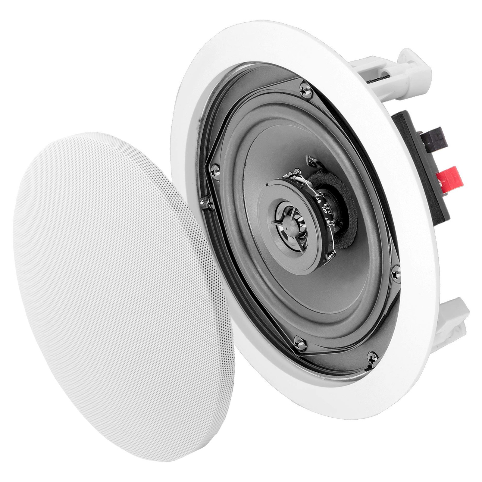 OSD Audio 5.25" in Ceiling Stereo Speaker Pair 100W 2-Way, 5.25", ICE520