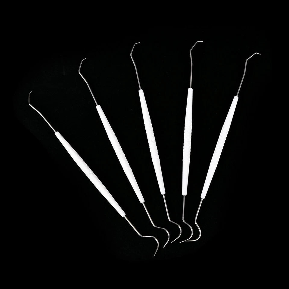 100 Pcs/Pack Dental Mouth Exam Probe Double End Explorer Sterilized Disposable