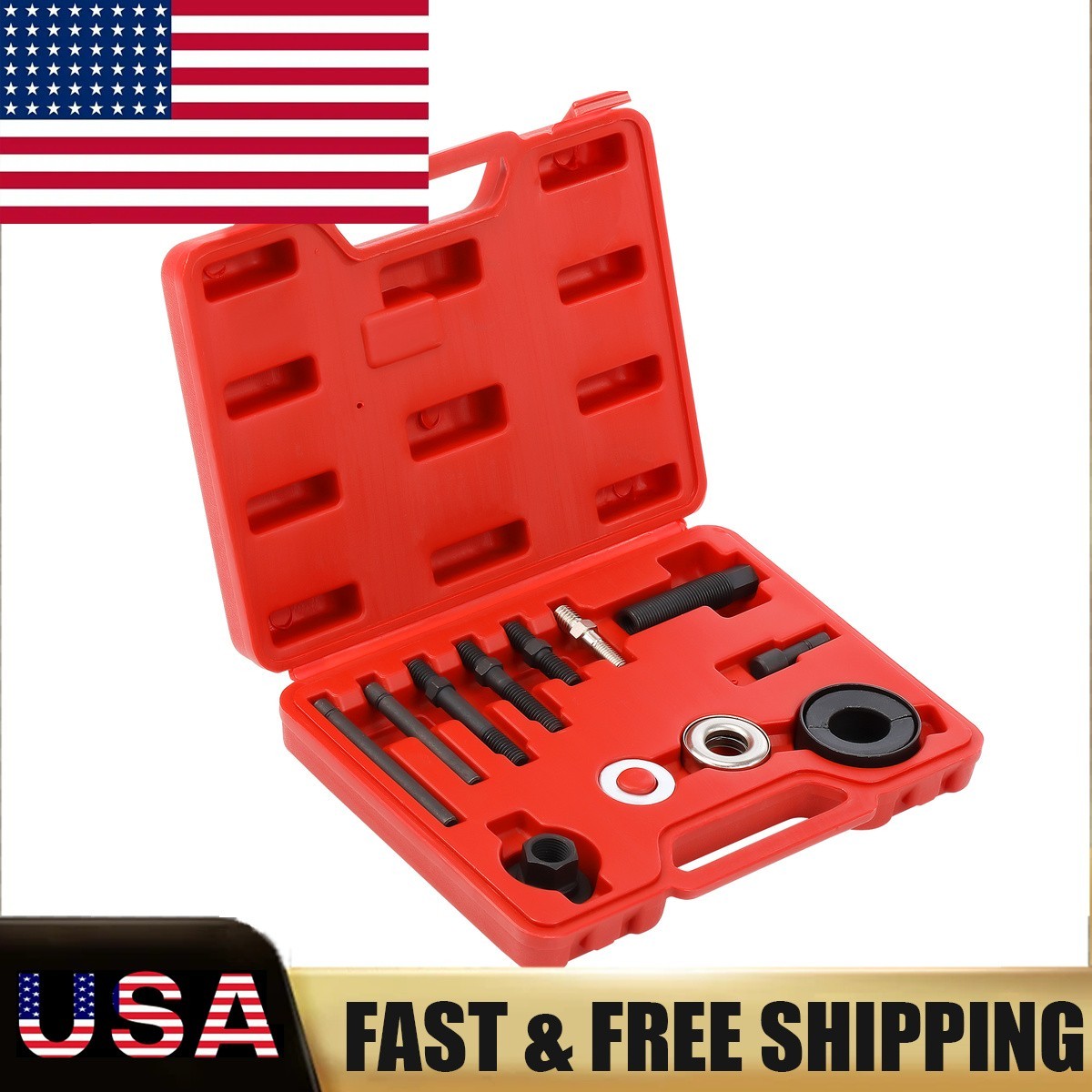 Puller Remover & Installer Tool Kit auto car Alternator Remover&Installer US