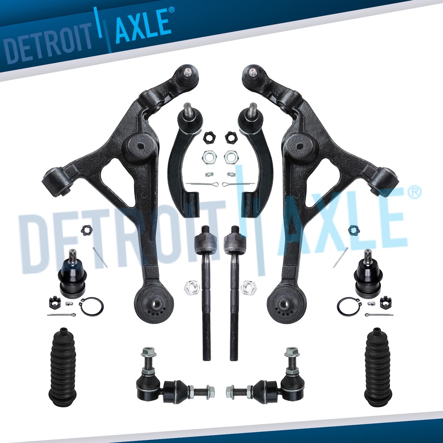 New 12pc Complete Front Suspension Kit for Cirrus Sebring Stratus Breeze 1995