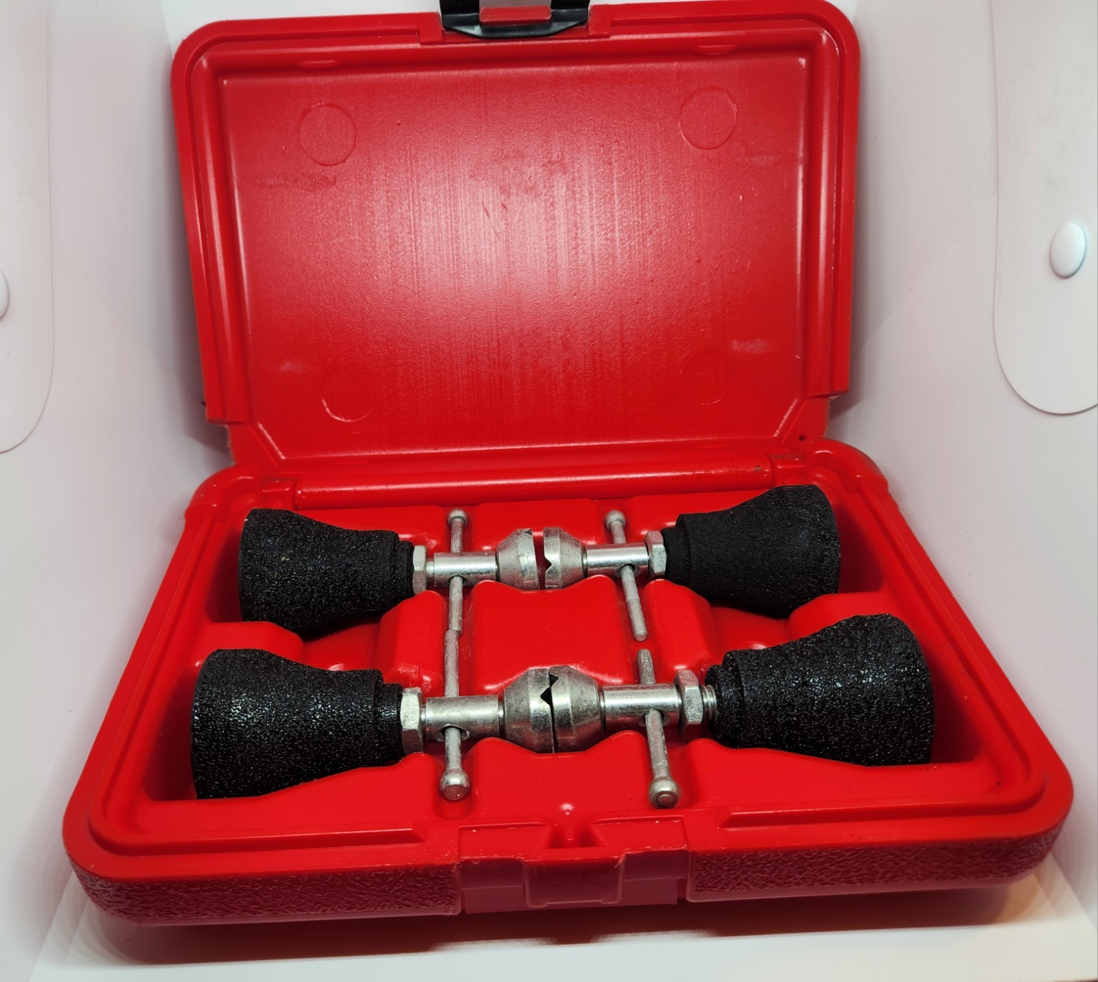 SPI 91-339-2 Machinist's Jack Set with 4 Jacks & Case: Adjustable 3" to 4" High