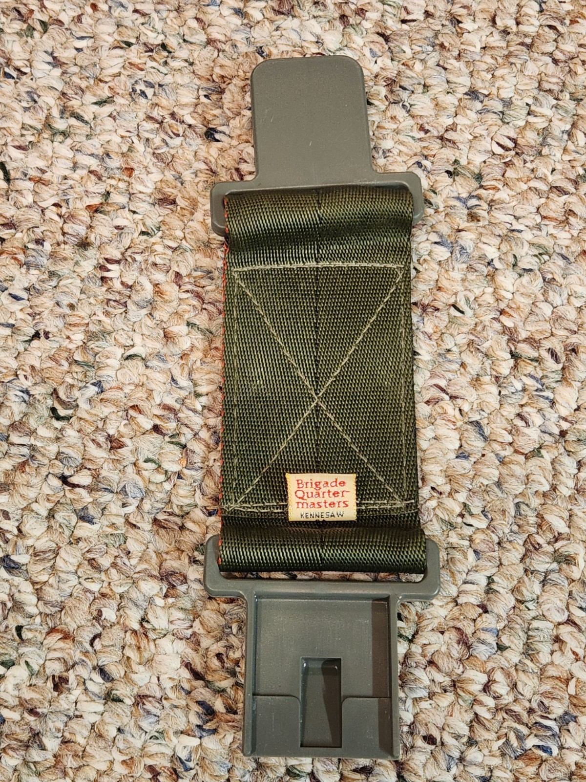 Brigade Quartermasters OD Green Pack Extender Strap – Fastex Quick-Release...