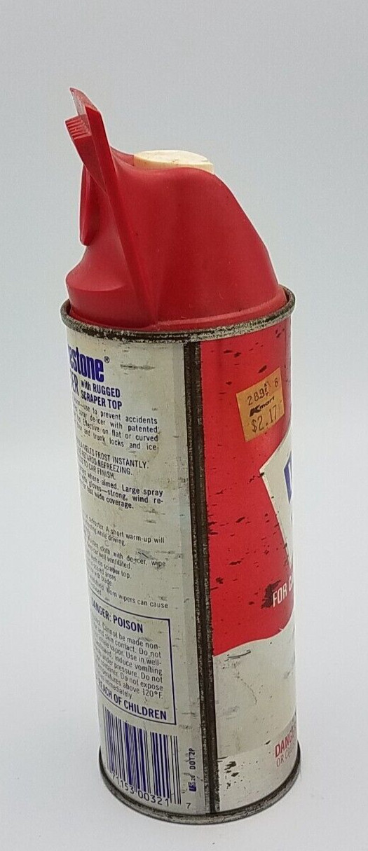 VINTAGE PRESTONE DE - ICER WITH SCRAPER NOZEL ATTACHMENT 14floz FULL CAN