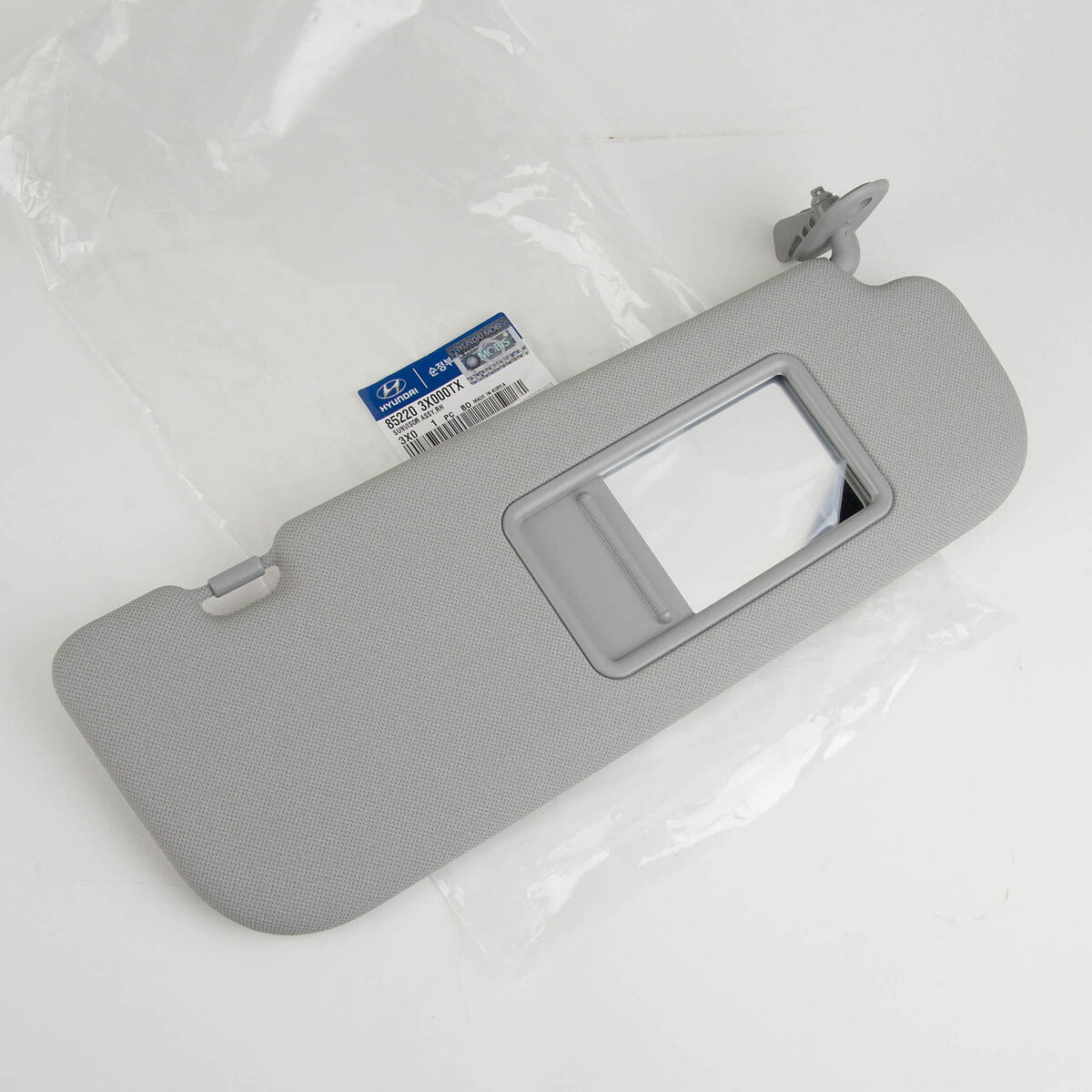 Genuine Sun Visor 11-14 Elantra Passenger 85220-3X000TX - OPEN BOX With Sunroof