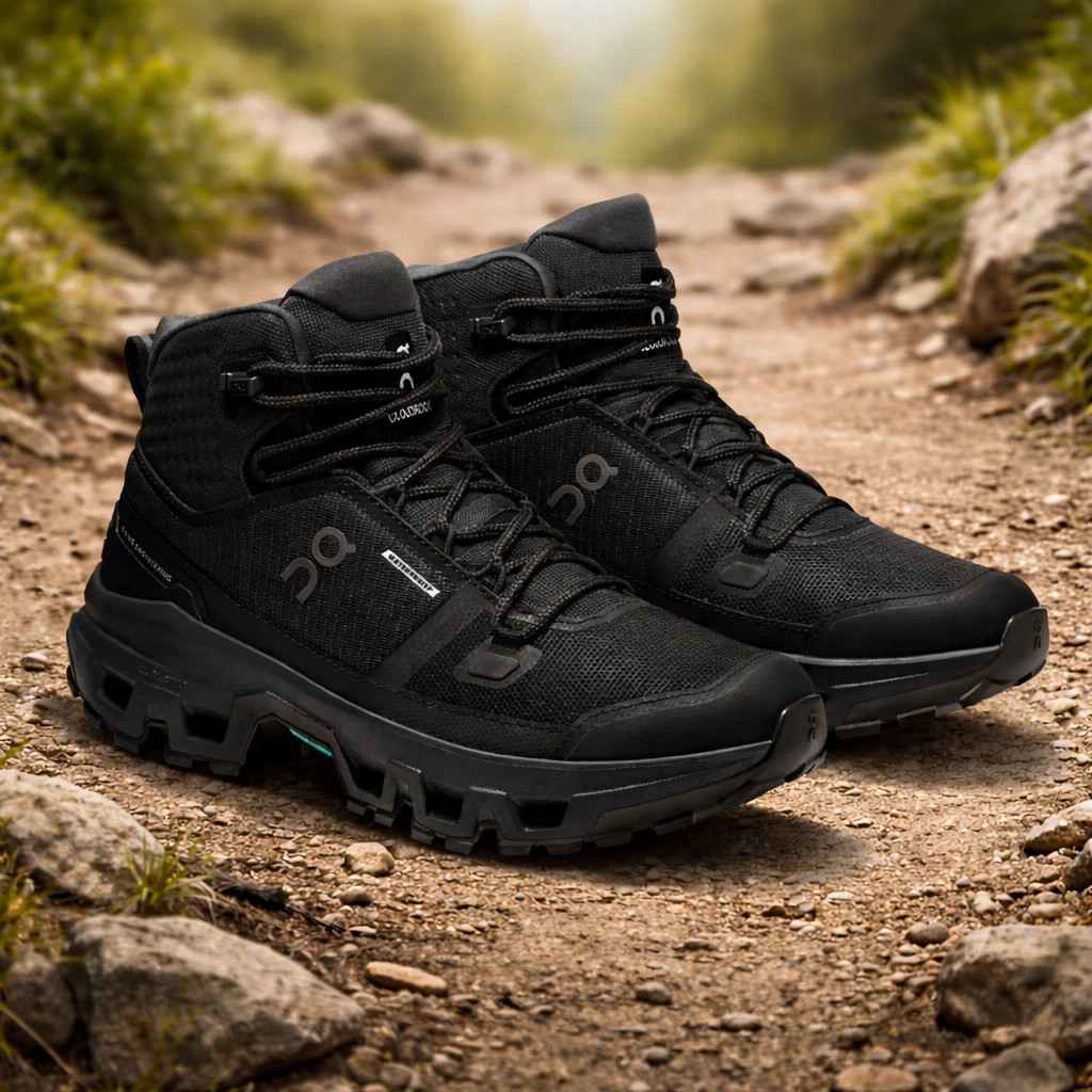 On Running Cloudrock Mid Wp Black 3MF10161043 Size US 7-11 (Men's) NEW