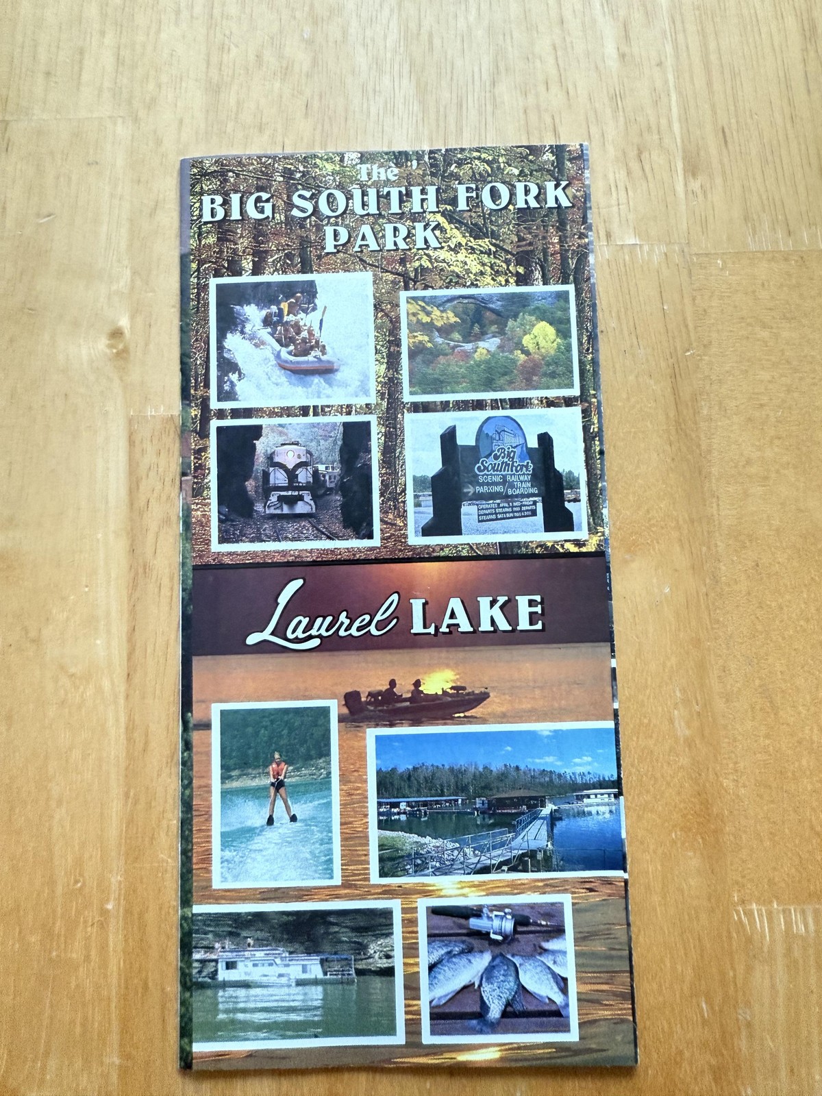Williamsburg Kentucky Travel Map Brochure Big South Fork Laurel Lake Guide
