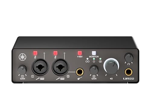 Yamaha UR22MK3 2x2 USB-C Audio Interface (Black)