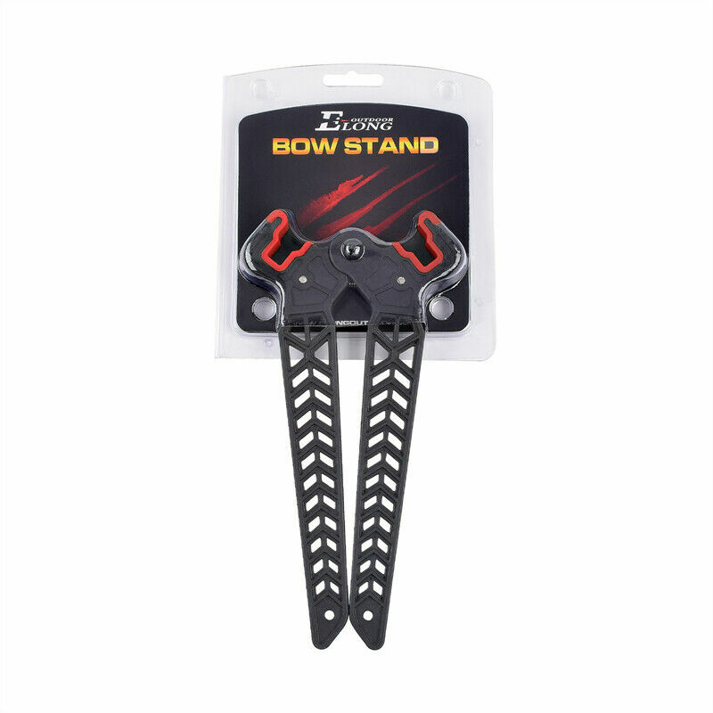 1X Kick Stand Archery Compound Bow Holder Target Hunting Range Protection 22cm