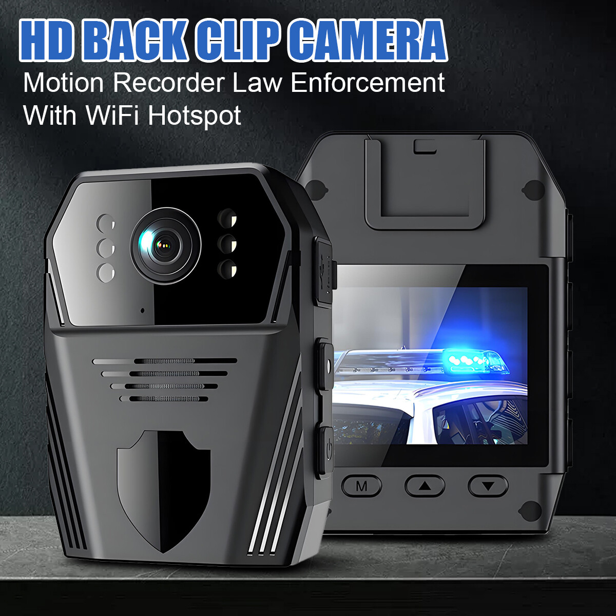 1080P Audio Video DVR IR Night Cam WIFI HD Camcorder Mini Police Body Camera USA