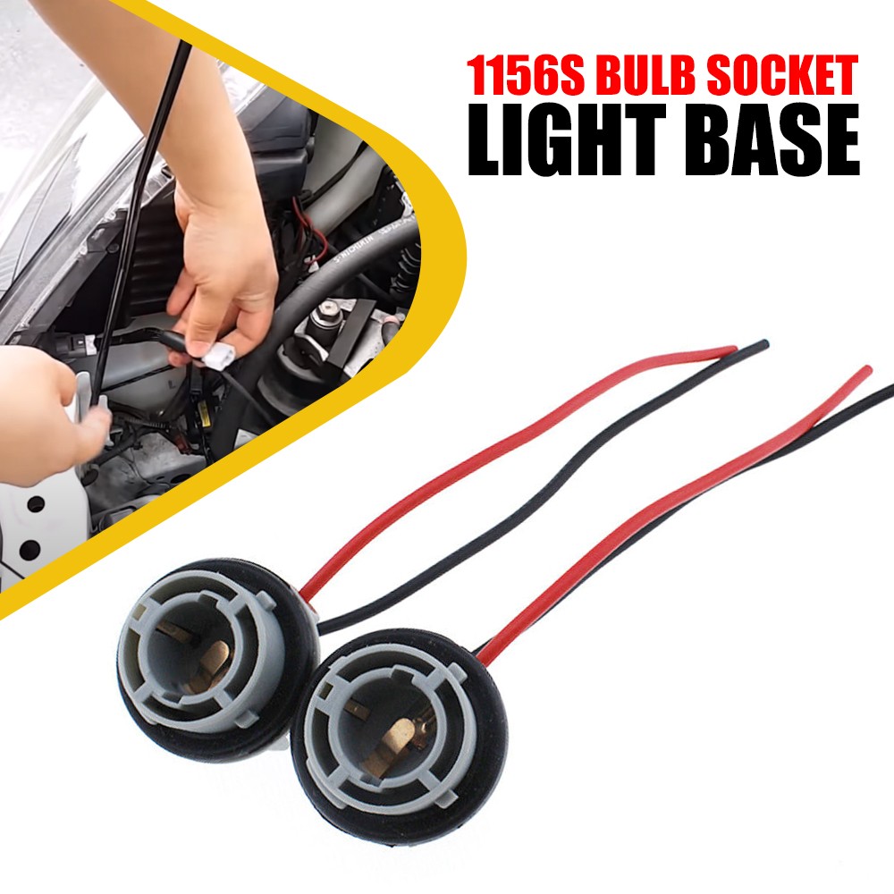 1156 S Universal Wiring Pigtail Female Socket Harness For Turn Front Signal Plug