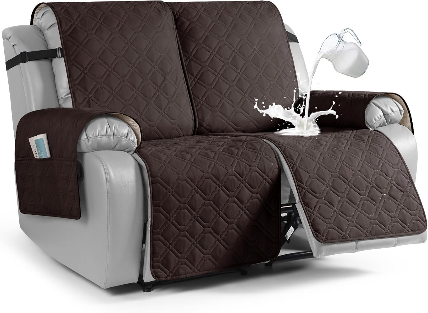 Waterproof Recliner Couch Covers Sofa Covers 1-Piece Washable Reclining Sofa
