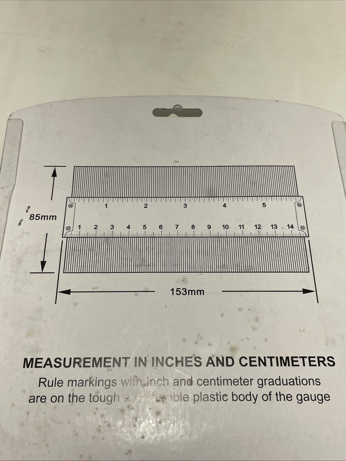 Saker Contour Gauge Duplicator 6” Nib