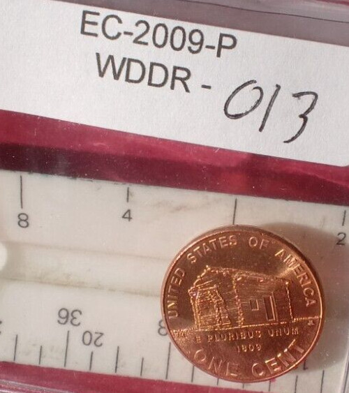 2009P Lincoln WDDR-013 Early childhood Doubled Die Error Cent