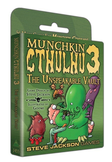 Munchkin Cthulhu 3: The Unspeakable Vault 56 Card Game Expansion Steve Jackson
