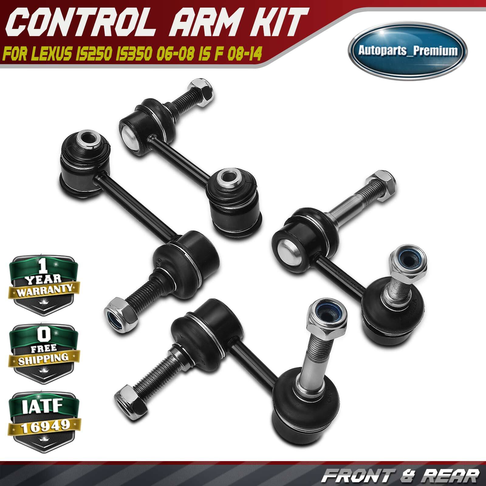 4x Front & Rear Sway Bar End Link for Lexus IS250 IS350 2006-2008 IS F 2008-2014