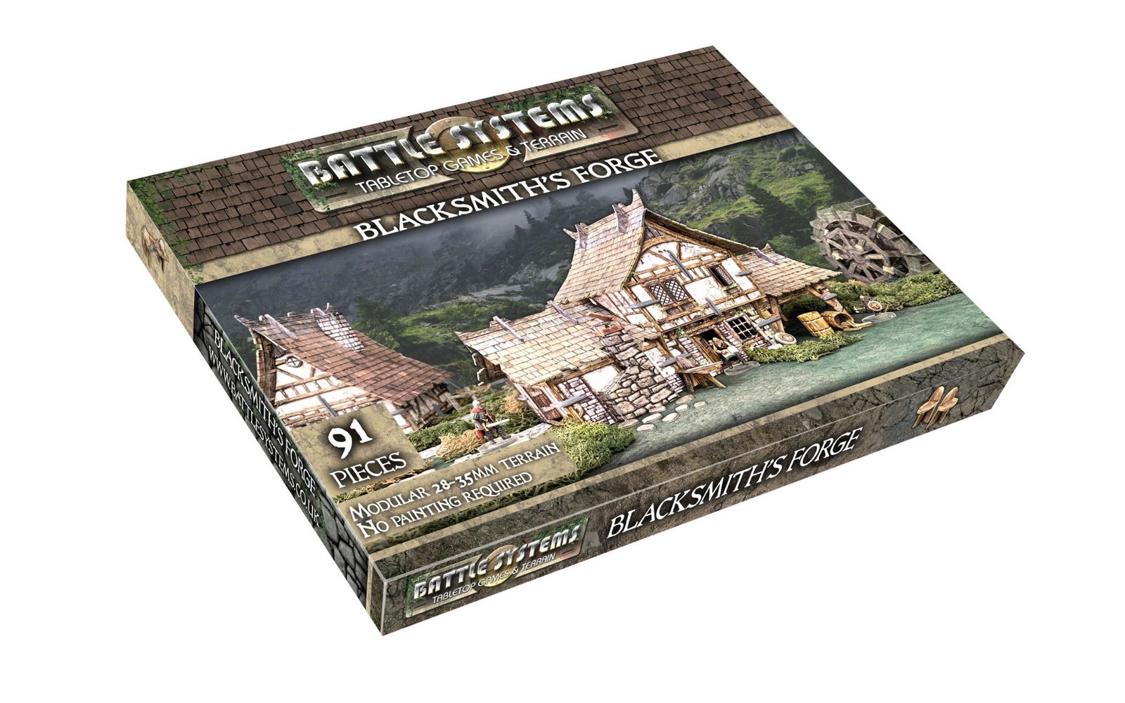 Fantasy Terrain Blacksmith's Forge - D&D DND Village Town Scenery