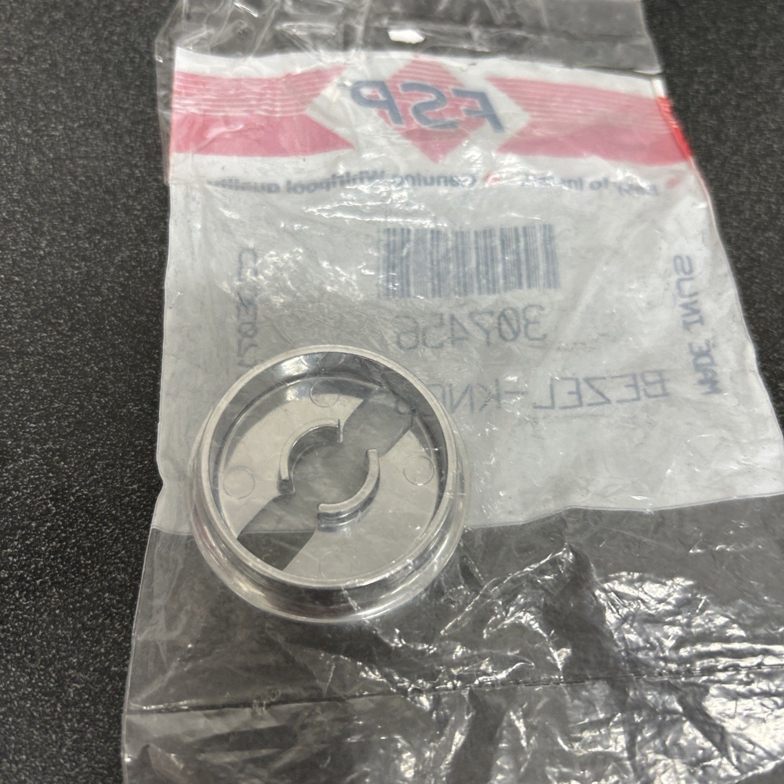 FSP/Whirlpool Part# 307456 Range Bezel-knob (G2B)