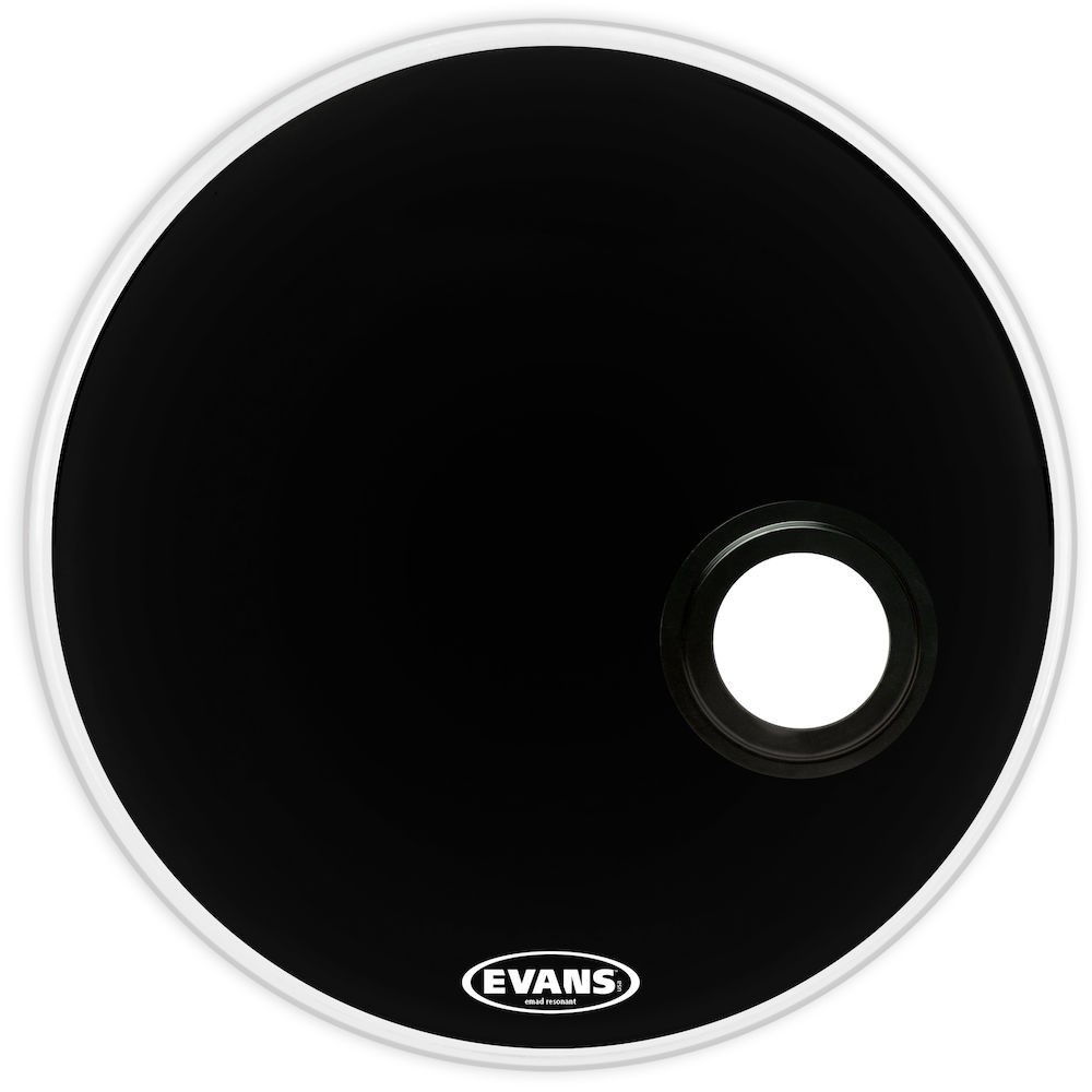 Evans REMAD Resonant Black Bass Drum Head - 20"