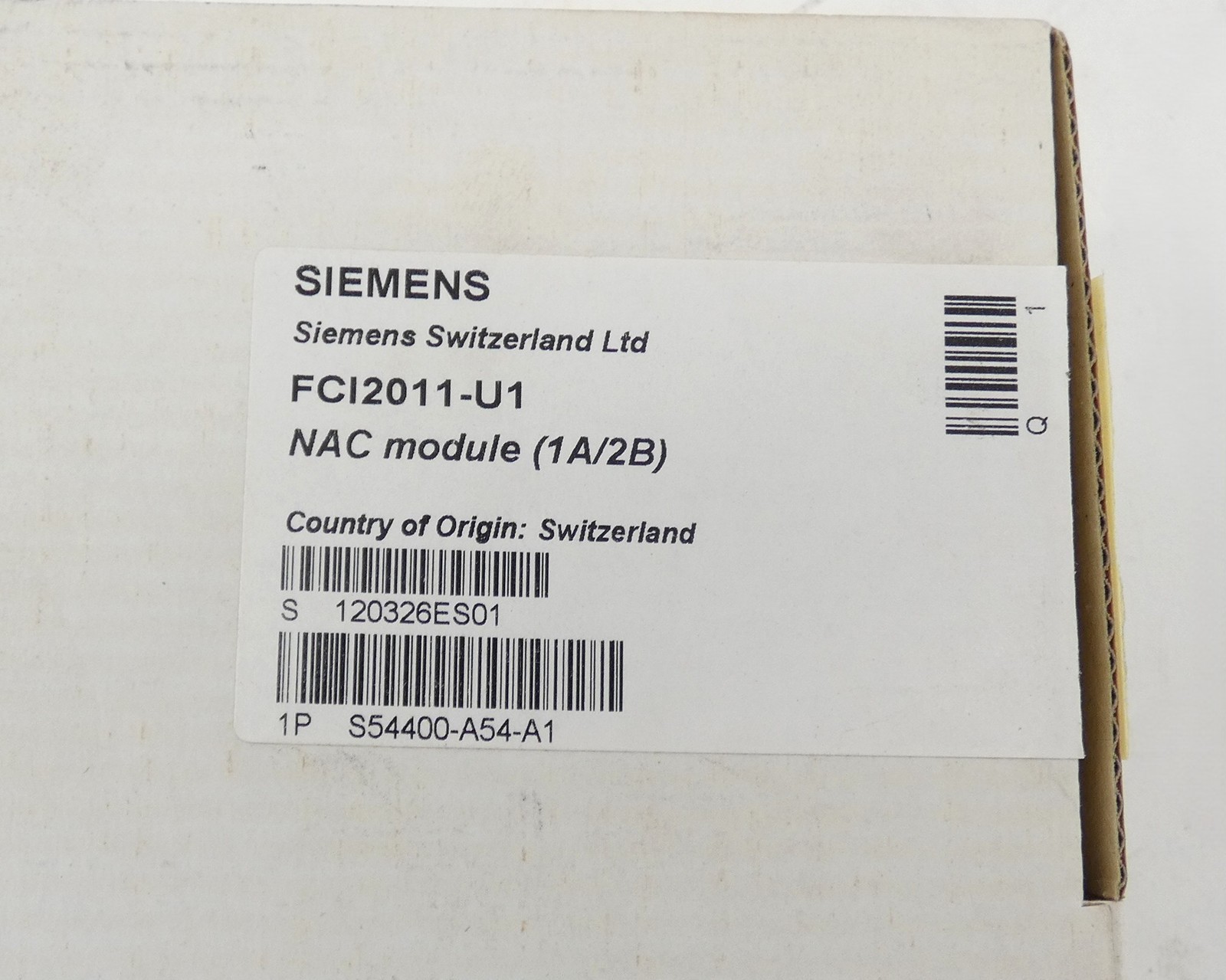 Siemens FCI2011-U1 NAC Expansion Module - NEW Surplus!
