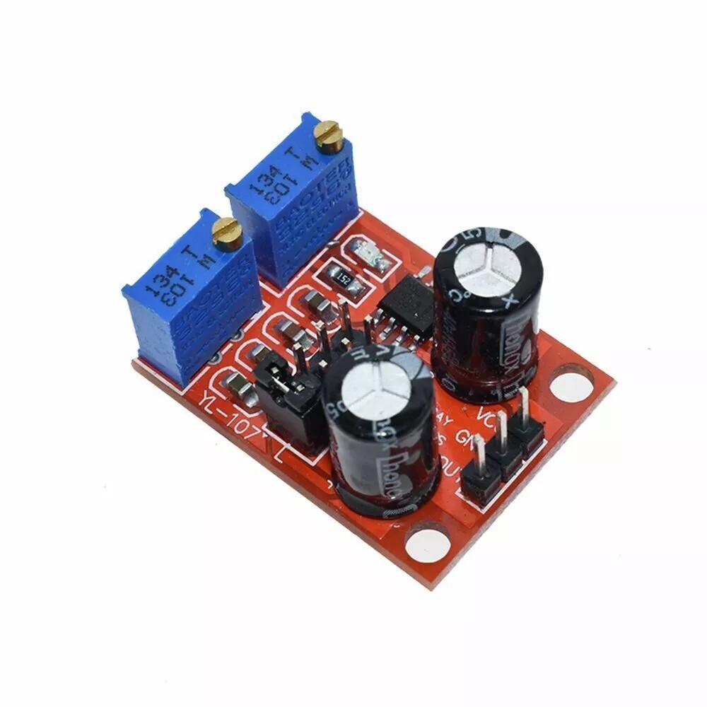 4PACK NE555 Duty Cycle Pulse Frequency Adjustable Square Wave Generator Module