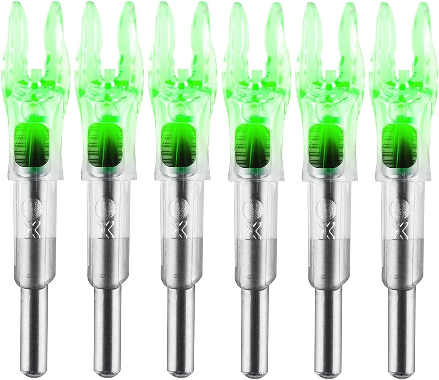 6PCS X Lighted Nocks for Arrows with .204 .233 .244 .246 inside Diameter with H,