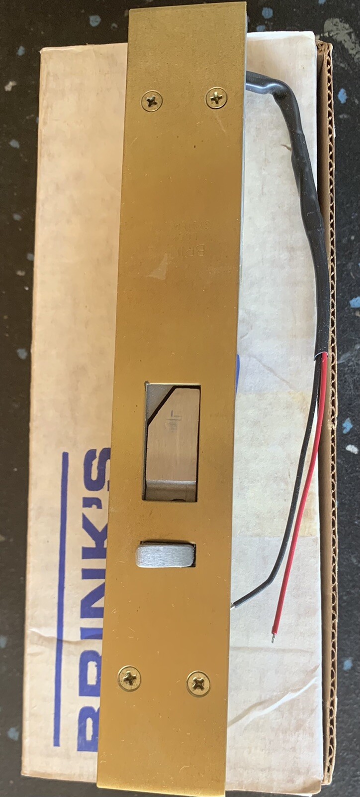 BRINKS New Old Stock Electromechanical Deadbolt #2020FS Left Hand “”Never Used””