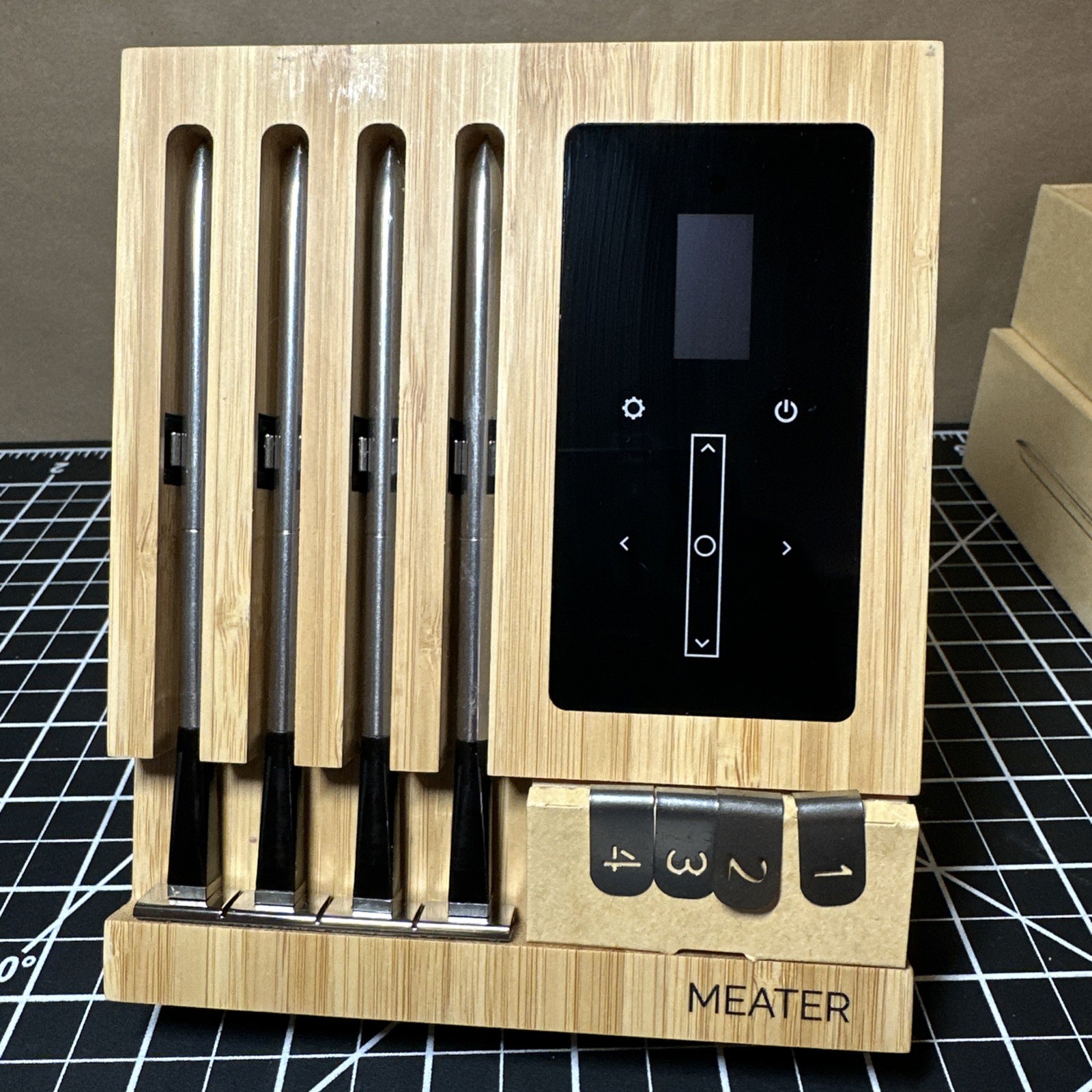 MEATER Block Wireless Smart Meat Thermometer - Silver/Black