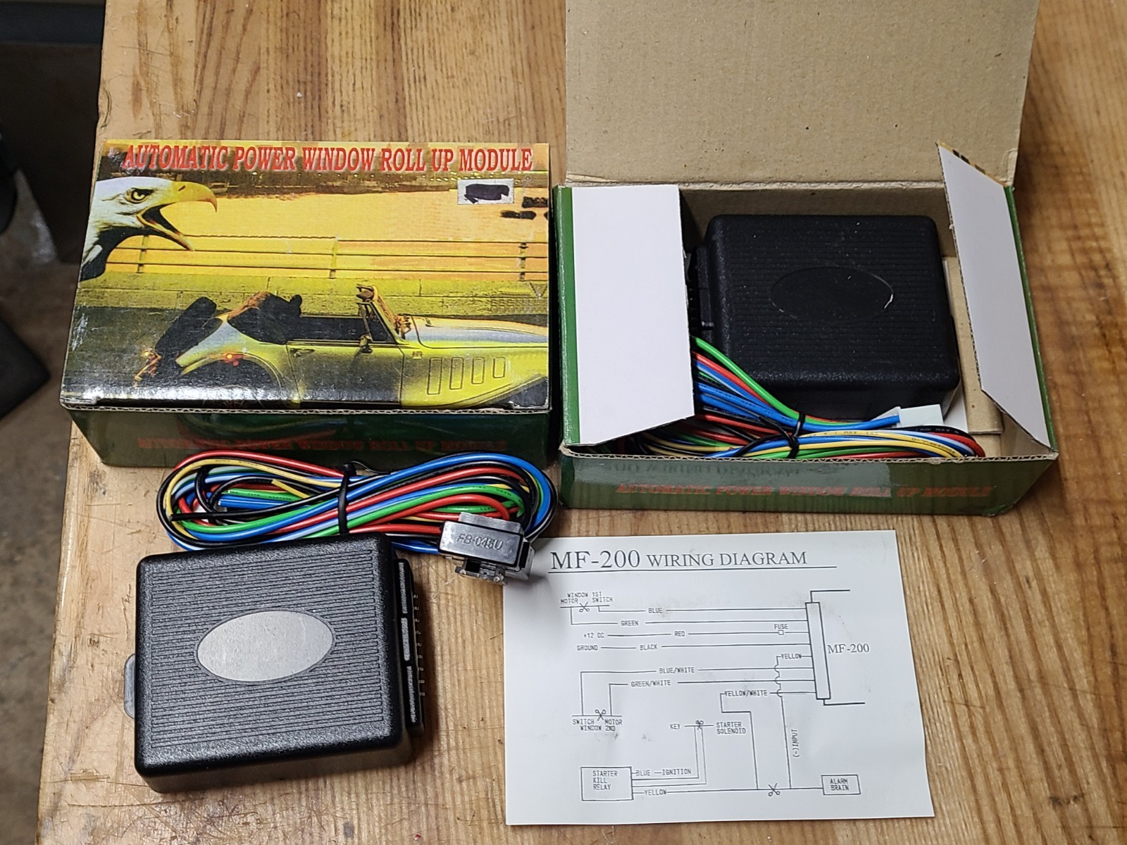 Bulldog Remote Security System 3 In 1 Module Reed Switch Power Windows LKL-B