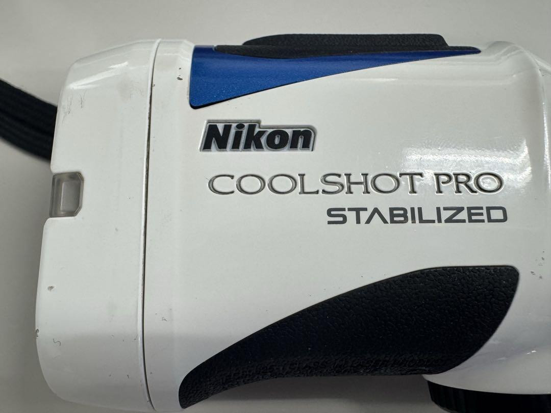 Nikon Coolshot Pro Stabilized Golf Rangefinder Scope White Operation Confirmed