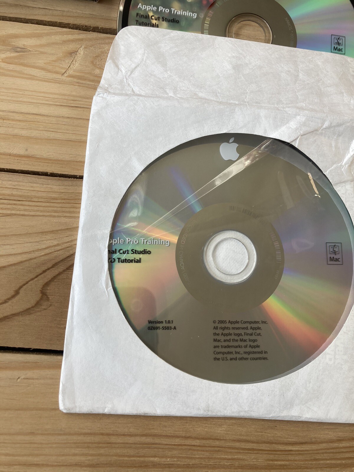 2005 Final Cut Studio Apple Mac Install Disc DVD 5.1 Retail Software .