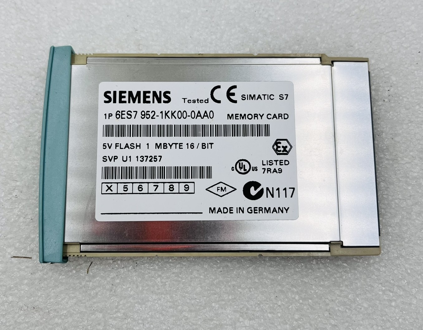 Siemens 6ES7 952-1KK00-0AA0 Memory Card (Lot of 2)