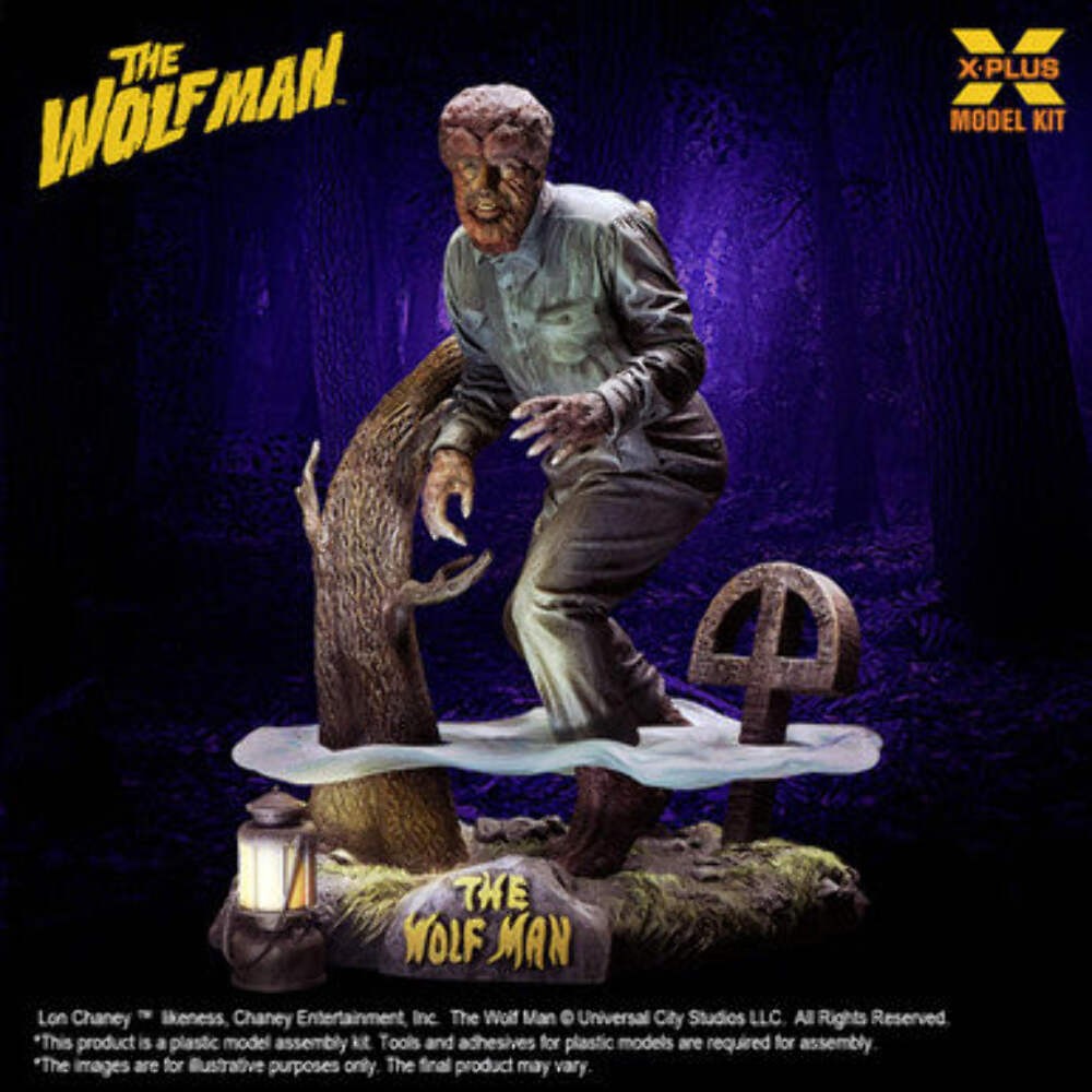 1/8 X-Plus Lon Chaney Jr. as Wolf Man Plastic Model Kit - PREORDER