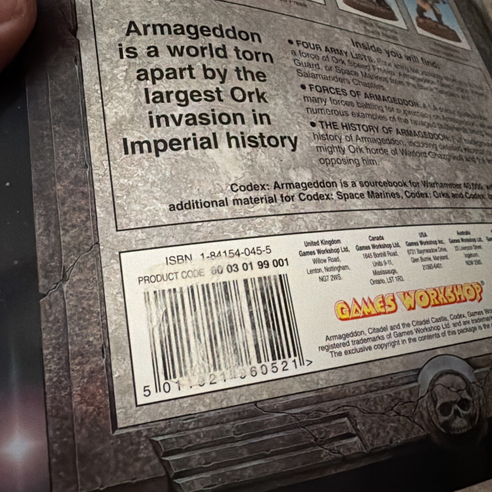 Codex Armageddon (2001) - 2nd edition Games Workshop