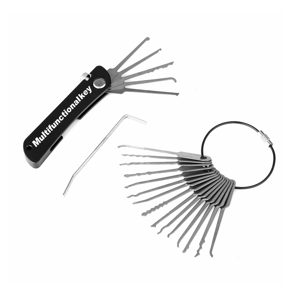 Multifunctional Stainless Steel 21in1Set Key Practice Kit For Beginners