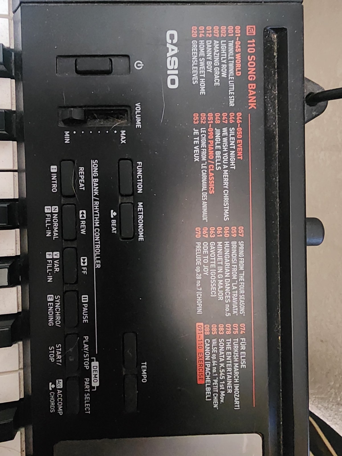 Casio CTK-2090 Digital Electronic Keyboard 61 Keys