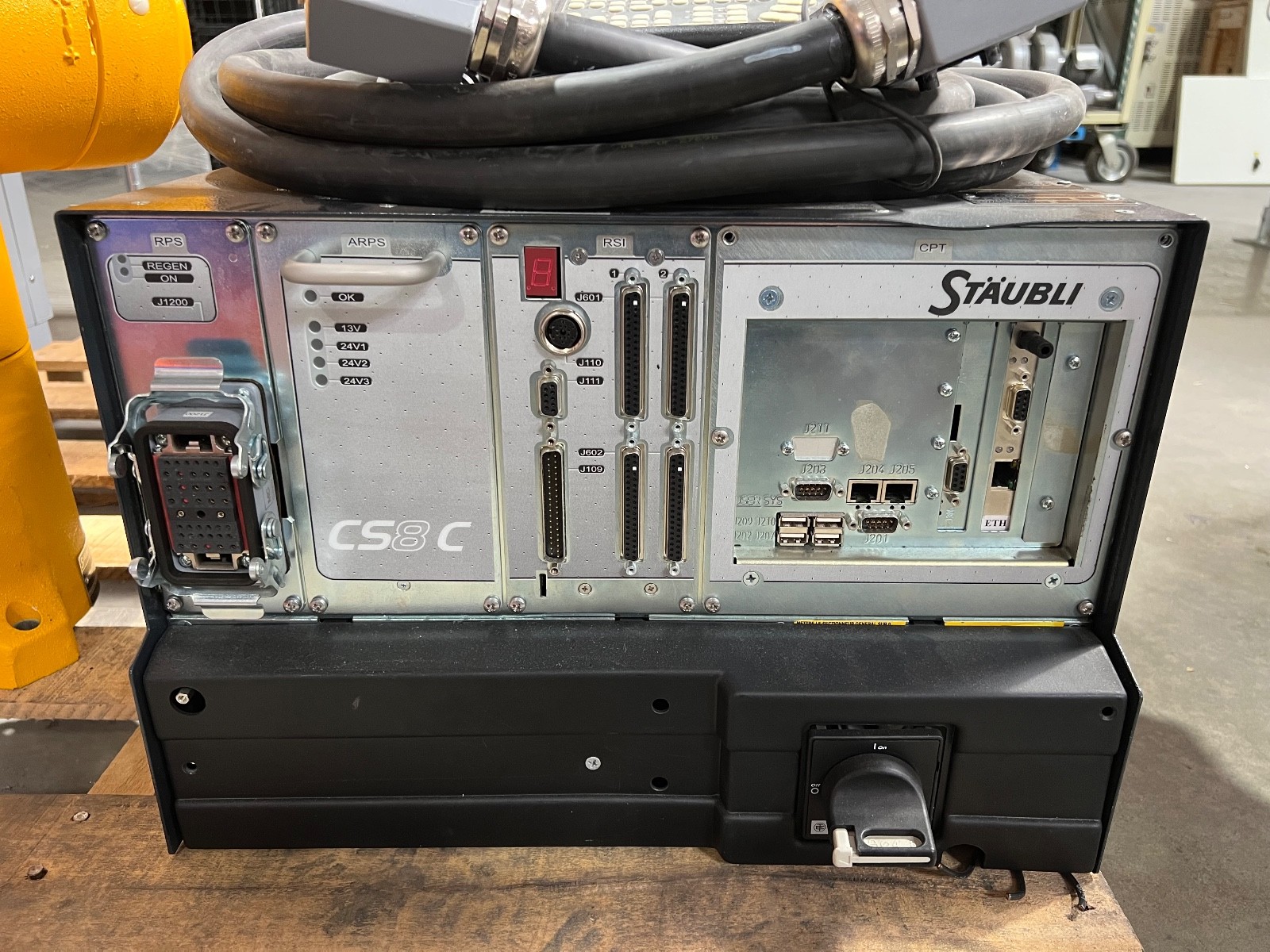 Staubli TX60 6-Axis Robot with CS8C Controller SP1 D21142102 Pendant & Cables