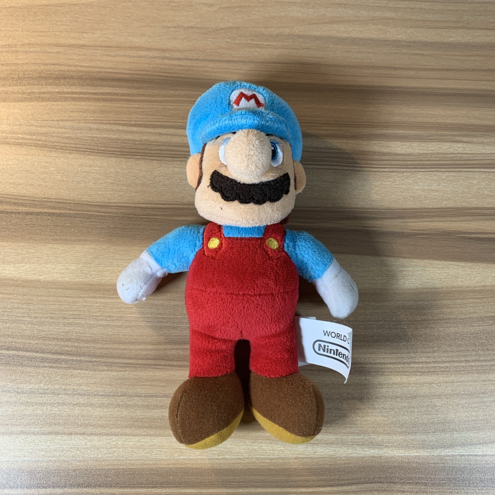 Good Stuff Nintendo Super Mario 8"  Plush Mario 2016 - Blue Mario - Used
