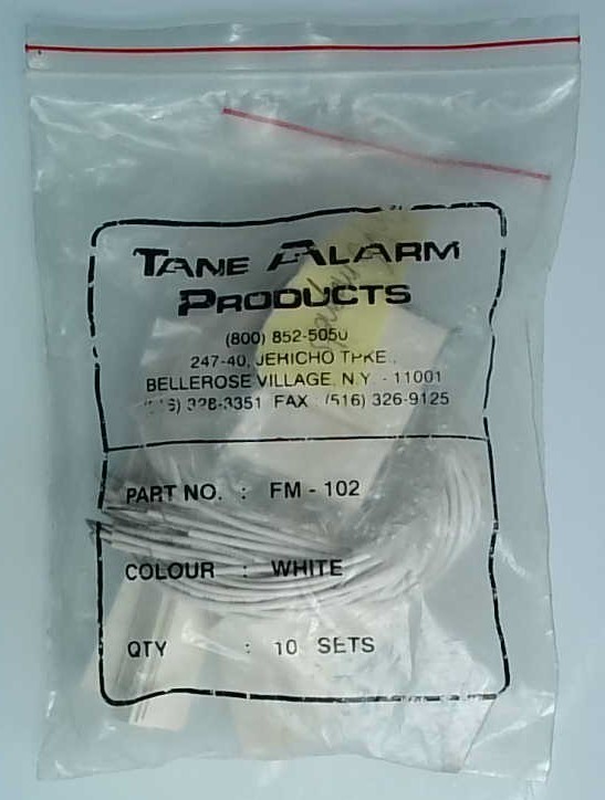 Tane Alarm Products FM - 10 Surface Mount Contacts, 6 Magnets, White
