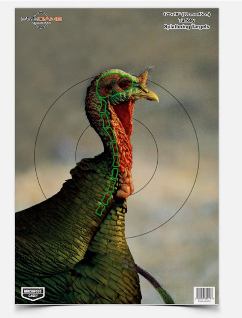 Birchwood Casey Dirty Bird PreGame Animal Targets Turkey 12" x 18" - 35403